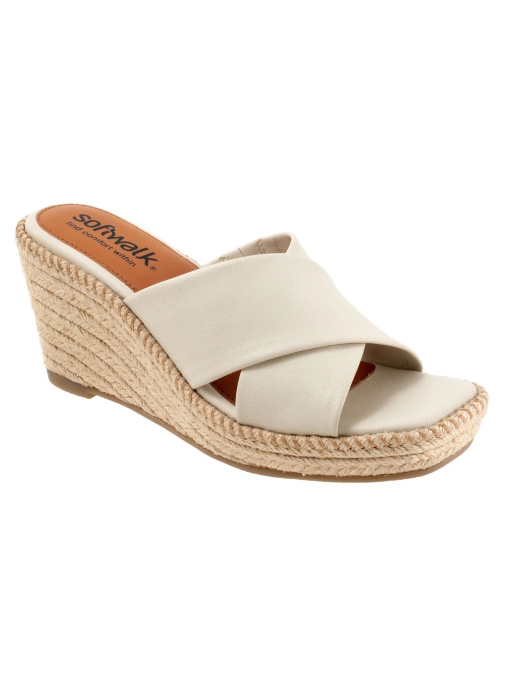 Softwalk Womens Hastings Ivory Shoe 12 New